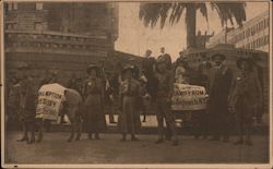 Tuberclecide Endurance Tramp Los Angeles to New York Postcard