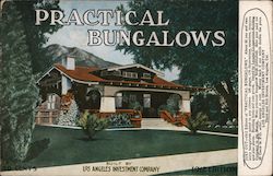Practical Bungalows Built by Los Angeles Investment Company California Postcard Postcard Postcard