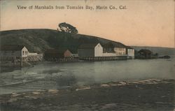 View of Marshalls from Tomales Bay Postcard