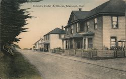 Shield's Hotel & Store Marshall, CA Postcard Postcard Postcard