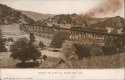 Santa Fe Viaduct Postcard