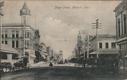Street Scene Postcard