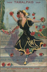 Take Tamalpais Trip Portola Festival 1909 Postcard
