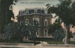 Grant Avenue Residence Postcard