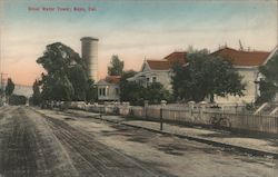 Steel Water Tower Postcard