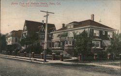 Homes First and Madison Streets Postcard