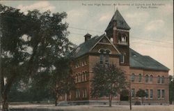 The New High School, An Evidence of Culture and Education Postcard