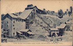 The Klau Quicksilver Mine Near Paso Robles Postcard