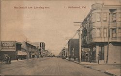 MacDonald Ave. Looking east Richmond, CA Postcard Postcard Postcard