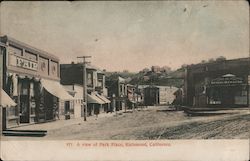 A View of Park Place Postcard