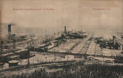General View Standard Oil Works Postcard