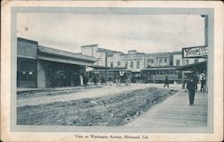 View of Washington Avenue Postcard