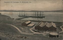 Standard Oil Canneries Richmond, CA Postcard Postcard Postcard