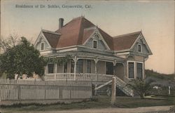 Residence of Dr. Sohler Geyserville, CA Postcard Postcard Postcard