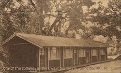 One of the Cottages at Mark West Springs Postcard