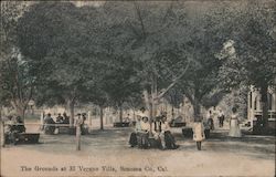 The Grounds at El Verano Villa Postcard