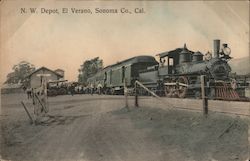 N.W. Depot El Verano, CA Postcard Postcard Postcard
