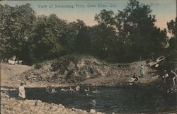 View of Swimming Hole Postcard