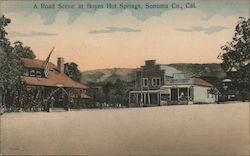 A Road Scene Postcard