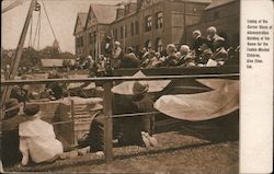 Laying of the Corner Stone of Administration Building of the Home for the Feeble Minded Children Postcard