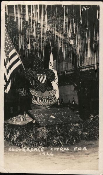 Cloverdale Citrus Fair 1926 California