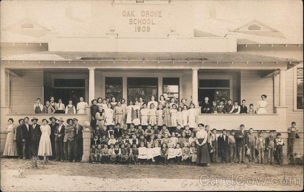 Pupils at Oak Grove School, 1911 Graton California