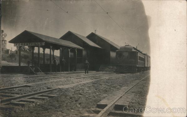 Train at Station Forestville California
