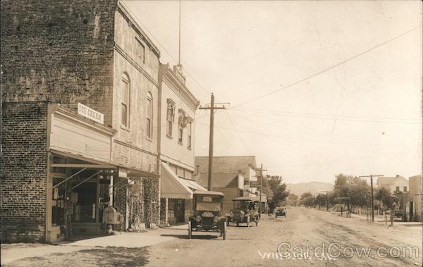 Main Street, Ice Cream Shop Windsor California