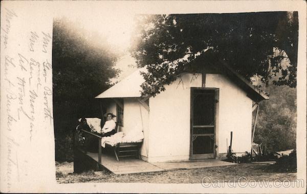 A Tent House at Burke's Sanitorium California