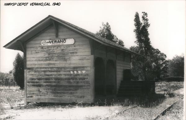 NWP/SP Depot, 1940 Verano California