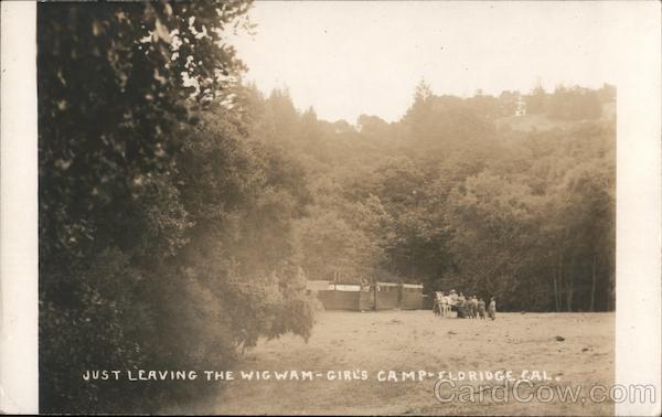 Just Leaving the Wigwam Girl's Camp Eldridge California