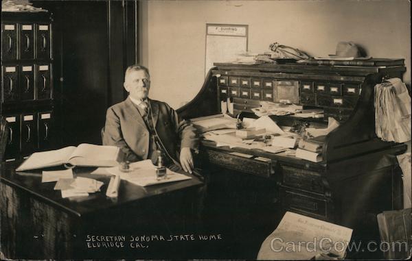 Secretary Sonoma State Home Eldridge California