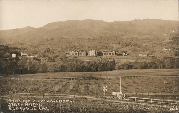 Bird's Eye View of Sonoma State Home Eldridge California