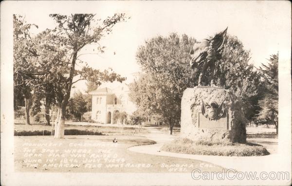 Raising of the Bear Flag Monument Sonoma California