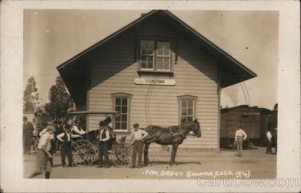 Northwestern Pacific Depot Sonoma California