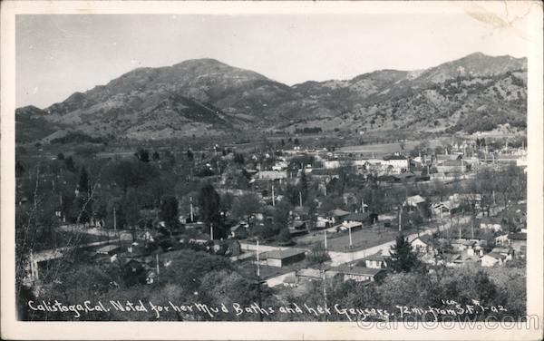 View of Town Calistoga California