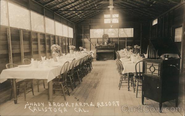 Shady Brook Farm & Resort Calistoga California