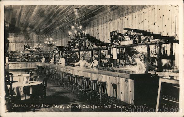 Bothe's Paradise Park, One of California's Largest Bars Calistoga