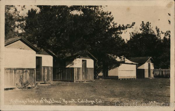 Cottage Tents at The Elms Resort Calistoga California