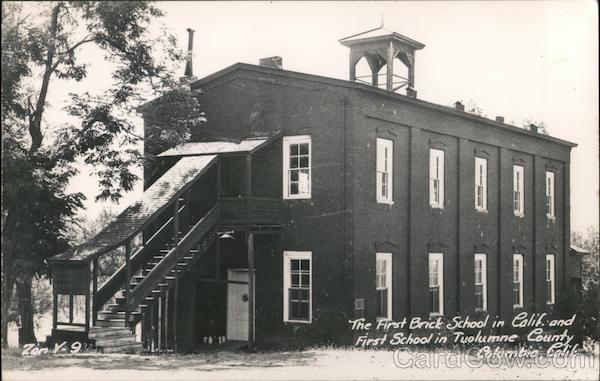 Brick School House Columbia California Zan