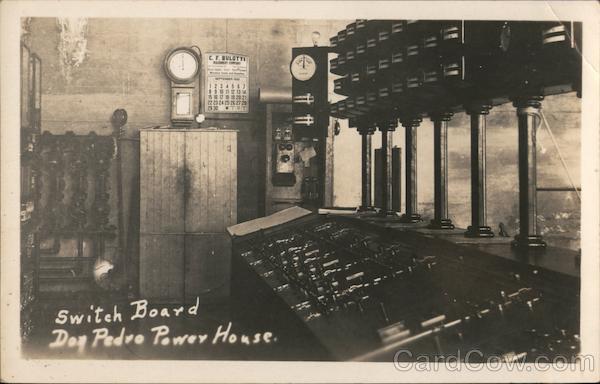 Switch Board Don Pedro Dam Power House La Grange California