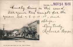 First Street, East Postcard