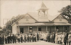 School Building and Students Cotati, CA Postcard Postcard Postcard