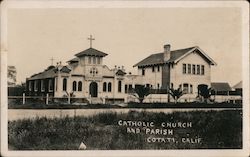 Catholic Church and Parish Cotati, CA Postcard Postcard Postcard