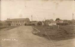 Scene of Town Postcard