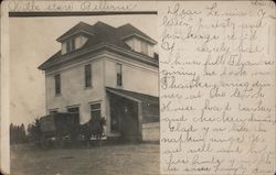 W. R. Johnson Grocery Store, Delivery Wagon Santa Rosa Bellevue, CA Postcard Postcard Postcard