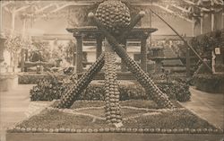 Baseball and Bats Made From Citrus Fruits, Cloverdale Citrus Fair Postcard