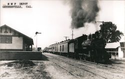 N W P Depot Geyserville, CA Postcard Postcard Postcard