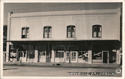 Store Fronts Geyserville, CA Peck Photo Postcard Postcard Postcard