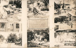 Keaton's shack, Fetters Hot Springs Postcard